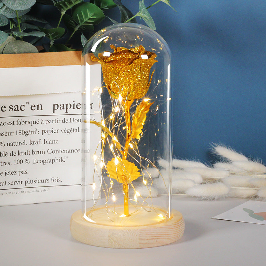 LED Eternal Rose in Glass Dome – A Timeless Valentine’s Gift