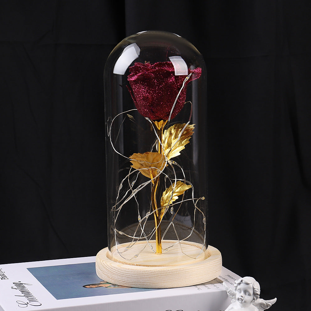 LED Eternal Rose in Glass Dome – A Timeless Valentine’s Gift