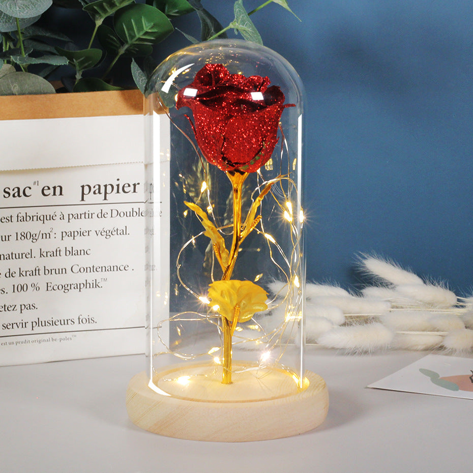 LED Eternal Rose in Glass Dome – A Timeless Valentine’s Gift