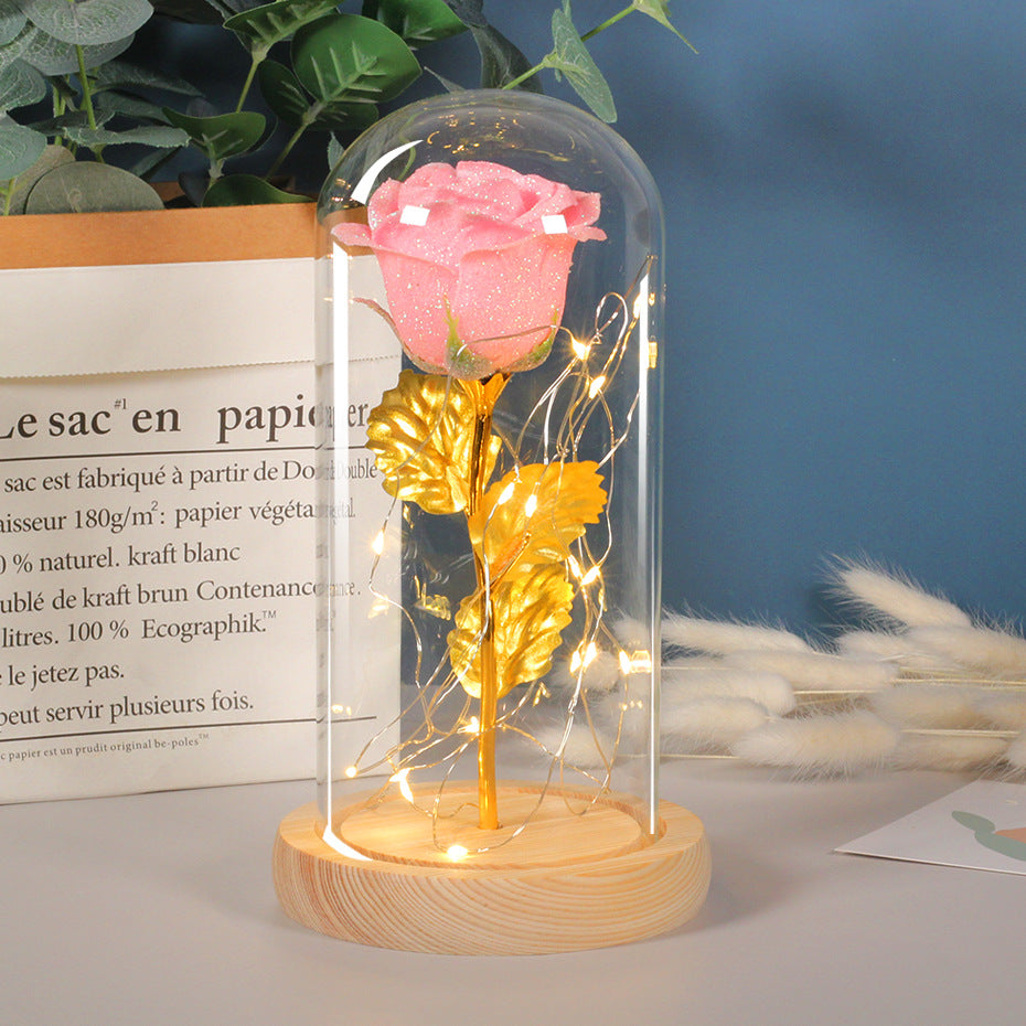 LED Eternal Rose in Glass Dome – A Timeless Valentine’s Gift